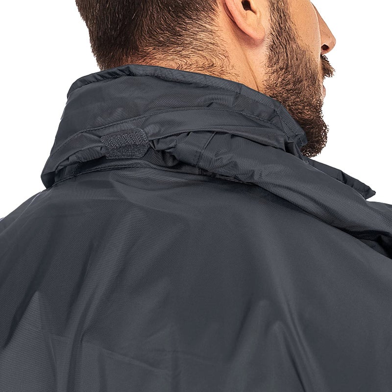 33,000ft Packable Rain Jacket Men's Lightweight Waterproof Rain Shell Jacket Raincoat with Hood for Golf Cycling Windbreaker - Image 3